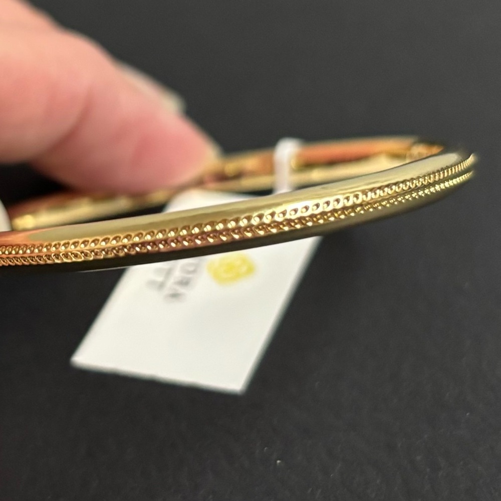 Kendra Scott Gold & Turquoise Cuff Bracelet - Picture 4 of 11